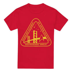 Star Trek Mens Gold Academy T-Shirt - M, Red