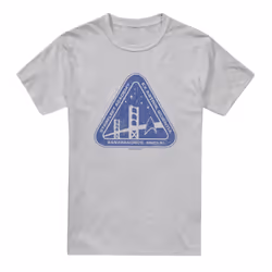 Star Trek Mens Distressed Logo T-Shirt - XL, Sport Heather