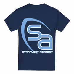Star Trek Mens SA Logo T-Shirt - XL, Navy