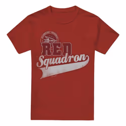 Star Trek Mens Red Squadron Sport T-Shirt - M, Cardinal