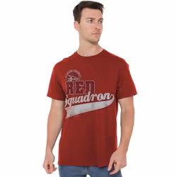 Star Trek Mens Red Squadron Sport T-Shirt - M, Cardinal