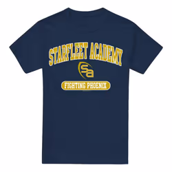 Star Trek Mens Fight T-Shirt - M, Navy