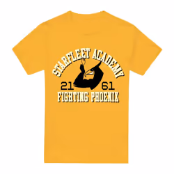 Star Trek Mens Go Fleet T-Shirt - 3XL, Gold