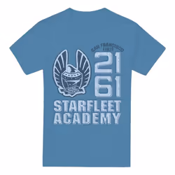 Star Trek Mens 2161 T-Shirt - M, Carolina Blue