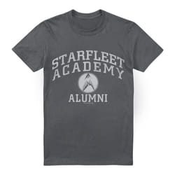 Star Trek Mens Alumni T-Shirt - XL, Charcoal