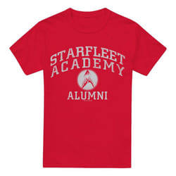 Star Trek Mens Alumni T-Shirt - S, Red