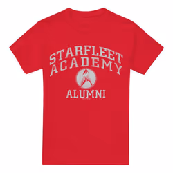 Star Trek Mens Alumni T-Shirt - 4XL, Red