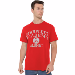Star Trek Mens Alumni T-Shirt - 4XL, Red