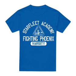 Star Trek Mens Varsity T-Shirt - 4XL, Royal Blue