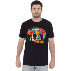 Star Trek Mens Enterprise's Finest T-Shirt - M, Black