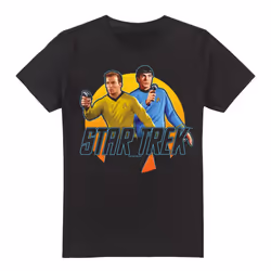 Star Trek Mens Phasers Ready T-Shirt - 5XL, Black