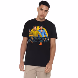 Star Trek Mens Phasers Ready T-Shirt - 5XL, Black