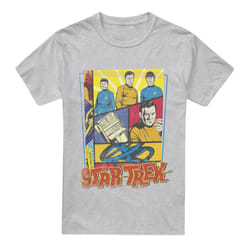 Star Trek Mens Vintage Collage T-Shirt - XXL, Sport Heather