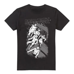 Star Trek Mens Tilted Bridge Retro T-Shirt - S, Black