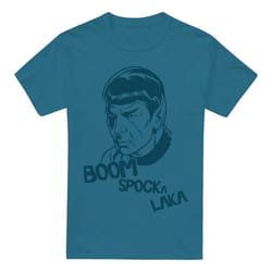 Star Trek Mens Boom Spocka Laka T-Shirt - XXL, Slate