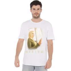 Medium Mens White Light T-Shirt - 3XL, White
