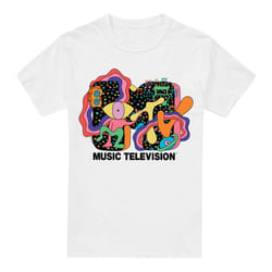 MTV Mens Expression T-Shirt - XL, White