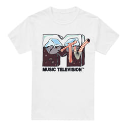 MTV Mens Soda On Ice T-Shirt - XXL, White