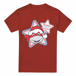 Teenage Mutant Ninja Turtles Mens Holiday Party Dudes Christmas T-Shirt - 3XL, Cardinal