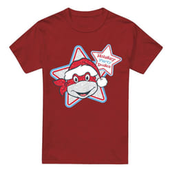 Teenage Mutant Ninja Turtles Mens Holiday Party Dudes Christmas T-Shirt - 3XL, Cardinal