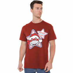Teenage Mutant Ninja Turtles Mens Holiday Party Dudes Christmas T-Shirt - 3XL, Cardinal
