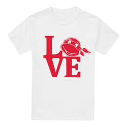 Teenage Mutant Ninja Turtles Mens Love Valentine's Day T-Shirt - XL, White
