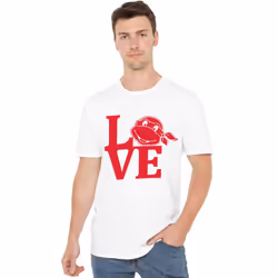Teenage Mutant Ninja Turtles Mens Love Valentine's Day T-Shirt - XL, White