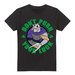 Teenage Mutant Ninja Turtles Mens Luck Shredder St Patricks Day T-Shirt - 3XL, Black