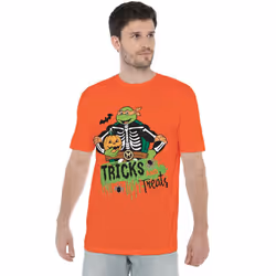 Teenage Mutant Ninja Turtles Mens Turtle Tricks T-Shirt - M, Orange