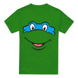 Teenage Mutant Ninja Turtles Mens Leonardo Smile T-Shirt - L, Kelly Green