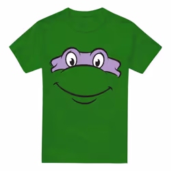 Teenage Mutant Ninja Turtles Mens Donatello Smile T-Shirt - XXL, Kelly Green
