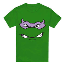 Teenage Mutant Ninja Turtles Mens Angry Donatello T-Shirt - XL, Kelly Green