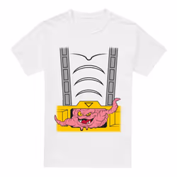Teenage Mutant Ninja Turtles Mens Krang Suit T-Shirt - L, White