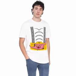 Teenage Mutant Ninja Turtles Mens Krang Suit T-Shirt - L, White
