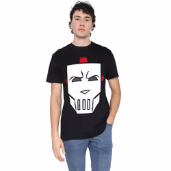 Teenage Mutant Ninja Turtles Mens Casey Jones Hockey Mask T-Shirt - 4XL, Black