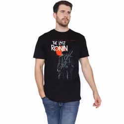 Teenage Mutant Ninja Turtles Mens Red Sun Ronin T-Shirt - 4XL, Black