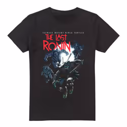 Teenage Mutant Ninja Turtles Mens Four Turtles Leap T-Shirt - 3XL, Black