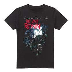 Teenage Mutant Ninja Turtles Mens Four Turtles Leap T-Shirt - 5XL, Black