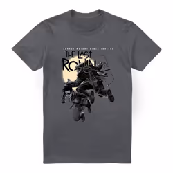 Teenage Mutant Ninja Turtles Mens Casey Jones Leaping T-Shirt - M, Charcoal