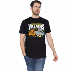 Teenage Mutant Ninja Turtles Mens Chillin Like Villains T-Shirt - 4XL, Black