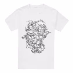 Teenage Mutant Ninja Turtles Mens Shinobis T-Shirt - L, White