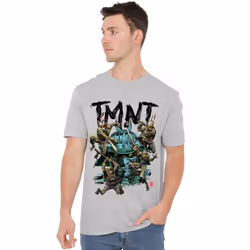 Teenage Mutant Ninja Turtles Mens Feudal Japan T-Shirt - L, Sport Heather