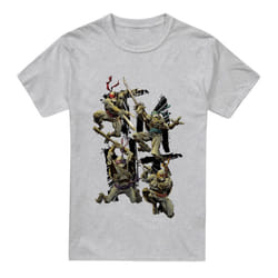 Teenage Mutant Ninja Turtles Mens Shinobi T-Shirt - 5XL, Sport Heather