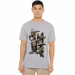 Teenage Mutant Ninja Turtles Mens Shinobi T-Shirt - 5XL, Sport Heather