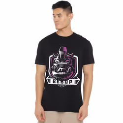 Teenage Mutant Ninja Turtles Mens Bebop T-Shirt - 4XL, Black