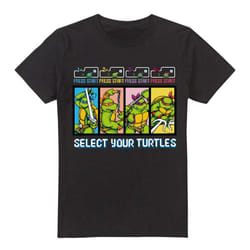 Teenage Mutant Ninja Turtles Mens Select Your Turtles T-Shirt - XL, Black
