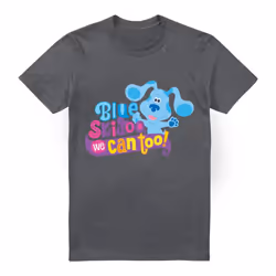 Blue's Clues & You! Mens We Can Too! T-Shirt - XL, Charcoal