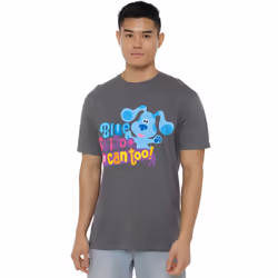 Blue's Clues & You! Mens We Can Too! T-Shirt - XL, Charcoal