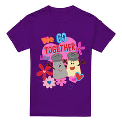 Blue's Clues & You! Mens Salt And Pepper T-Shirt - S, Purple