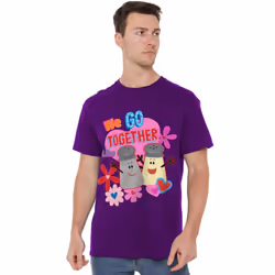 Blue's Clues & You! Mens Salt And Pepper T-Shirt - S, Purple